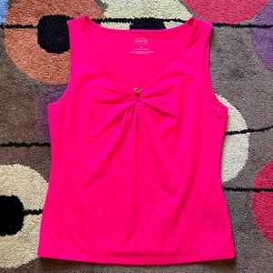 Hot pink Talbots cotton tank M